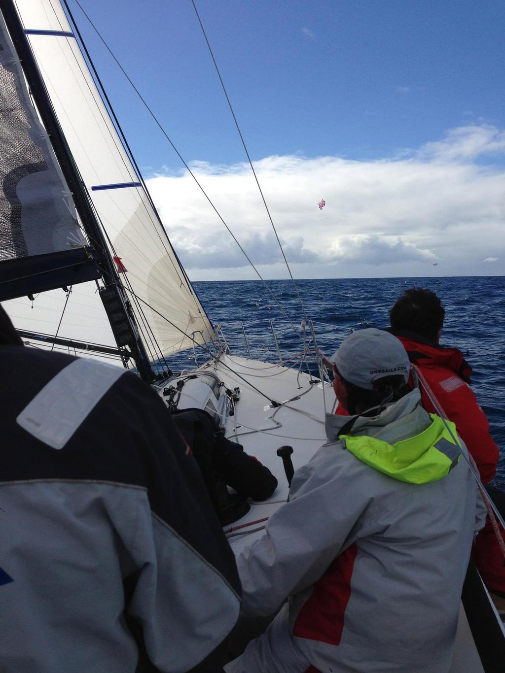 Celestial with their A3 up at the 2013 Sydney Gold Coast Yacht Race © Sam Haynes, Celestial